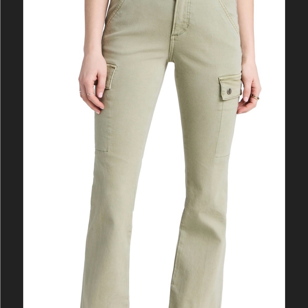 Joe’s The Frankie Cargo Pants-green khaki, size 27 - Picture 3 of 8